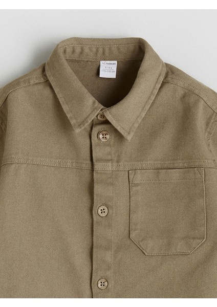 Yeni Sezon Basic Uzun Kollu Erkek Çocuk Gömlek modelleri