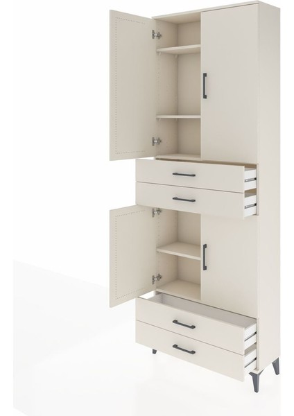 Arges Dolap 5 Raflı 4 Çekmeceli 4 Kapaklı 88X30X243 Aytaşı-Aytaşı fırsatları