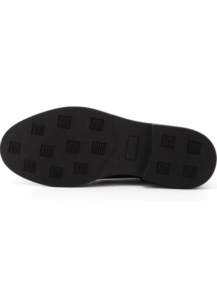 Erkek Siyah Fermuarlı Hakiki Deri Klasik Bot fırsatları