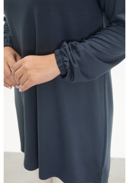 Kristal Kumaş Yırtmaçlı Basic Tunik indirimleri