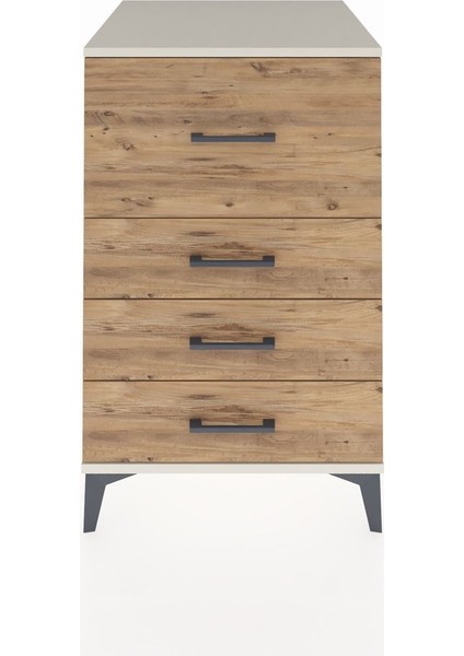 Kronos Komodin 4 Çekmeceli 60X59X96 Aytaşı-Çam