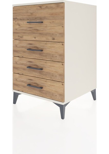 Kronos Komodin 4 Çekmeceli 60X59X96 Aytaşı-Çam modelleri