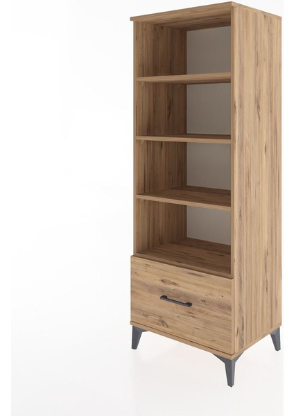 Hyperion Dolap 4 Raflı Tek Çekmeceli 60X44X163 Çam-Çam modelleri