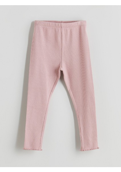 Yeni Sezon Beli Lastikli Kız Bebek Tayt