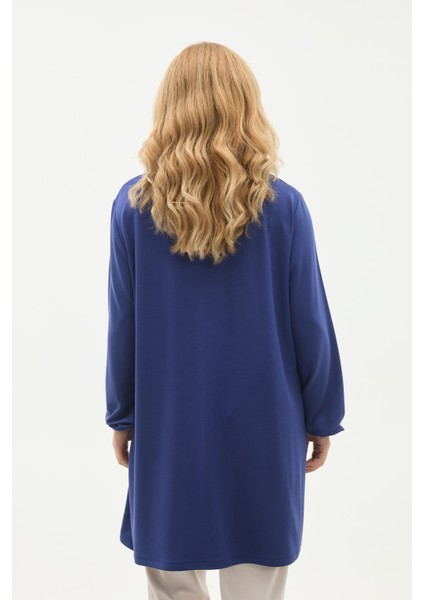 Yıldız Broşlu Krsital Kumaş Büyük Beden Tunik modelleri