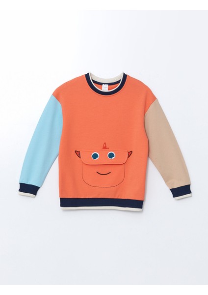 Yeni Sezon Bisiklet Yaka Baskılı Erkek Çocuk Sweatshirt fiyatları