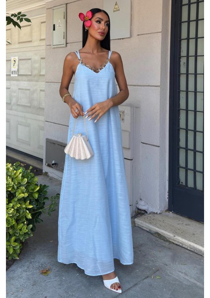 Lina Modal Askılı Elbise 2906 R11-H-K3