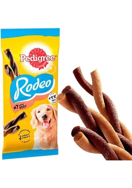 Rodeo Biftekli Köpek Ödül Çubuğu (7li) 123GR(STT.04/2025) - Petshopundan