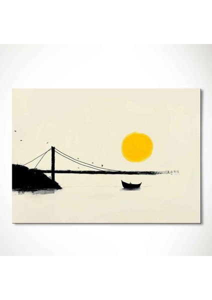 “uçurtmalı Istanbul Tablosu – Galata Kulesi Siluetli Minimal Sanat Duvar Dekoru” fiyatları