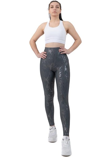 Glitter Yüksek Bel Cepli Spor Tayt fiyatları