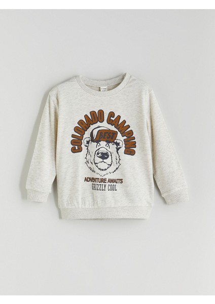 Yeni Sezon Bisiklet Yaka Erkek Çocuk Sweatshirt