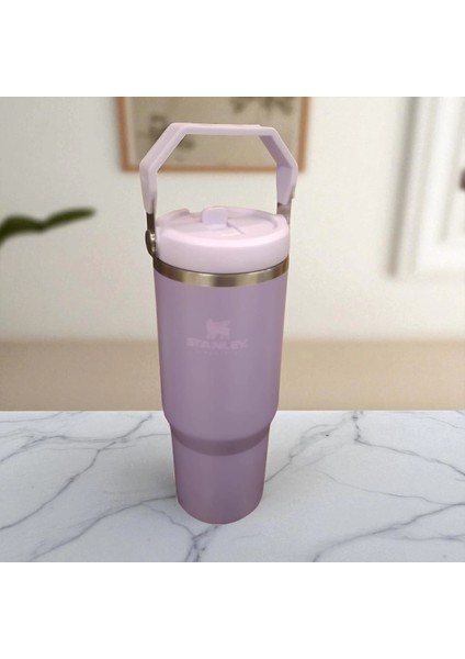 The Quencher H2.0 Tumbler – 40 Oz (1.18 L) – Mor / Lavanta – Pipetli, Taşıma Saplı modelleri