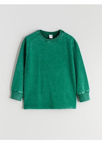Yeni Sezon Bisiklet Yaka Erkek Çocuk Sweatshirt