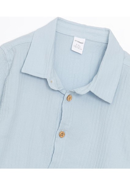 Yeni Sezon Dokulu Krinkle Erkek Çocuk Gömlek modelleri