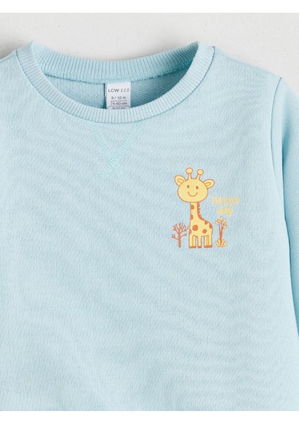 Yeni Sezon Bisiklet Yaka Erkek Çocuk Sweatshirt modelleri