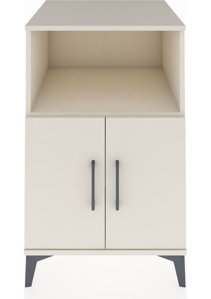 Kronos Komodin 2 Raflı 2 Kapaklı 60X59X96 Aytaşı-Aytaşı