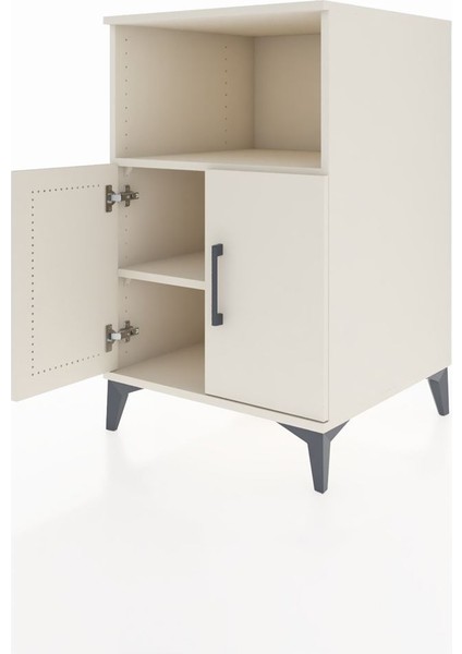 Kronos Komodin 2 Raflı 2 Kapaklı 60X59X96 Aytaşı-Aytaşı fırsatları