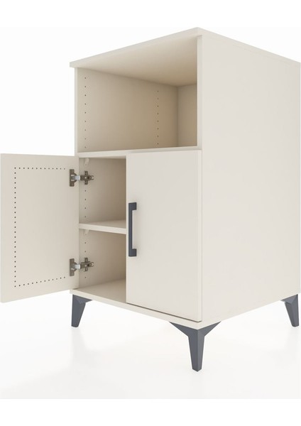 Kronos Komodin 2 Raflı 2 Kapaklı 60X59X96 Aytaşı-Aytaşı indirimleri