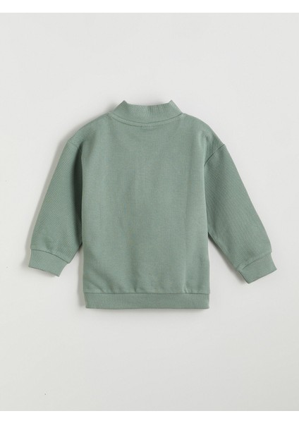 Yeni Sezon Dik Yaka Erkek Çocuk Sweatshirt modelleri