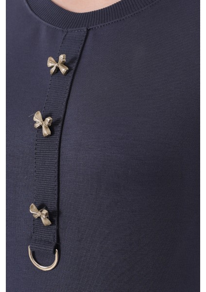 Kristal Gold Fiyonk Düğmeli Tunik fiyatları