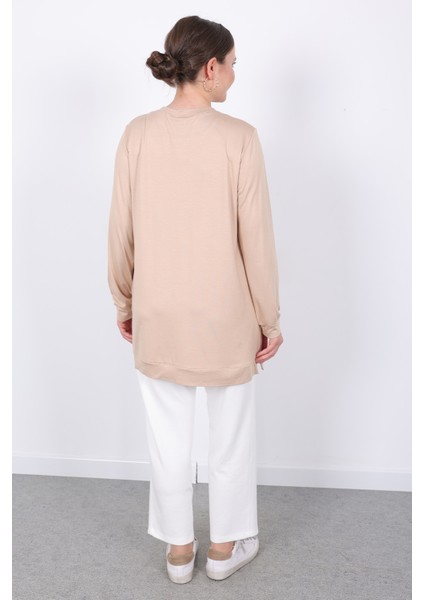 Yazlık Günlük Ince Penye Kumaş Kadın Tunik