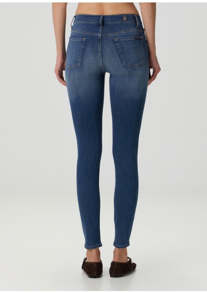 Illusion Luxe Mavi Skinny Jean Pantolon fırsatları