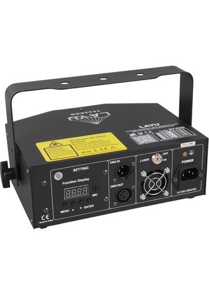 Layu TF02RGB Rgb Beam + Rgb Twinkling Lazer Dmx-Auto-Sound-Master/slaver modelleri