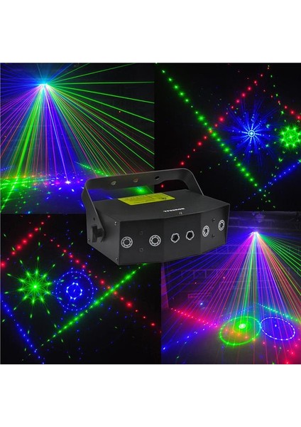 Layu TF02RGB Rgb Beam + Rgb Twinkling Lazer Dmx-Auto-Sound-Master/slaver indirimleri