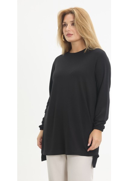 Kristal Kumaş Yırtmaçlı Basic Tunik fiyatları