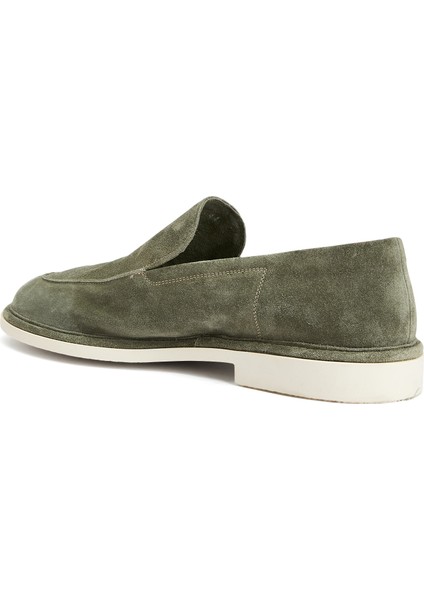 Haki Erkek Süet Loafer modelleri