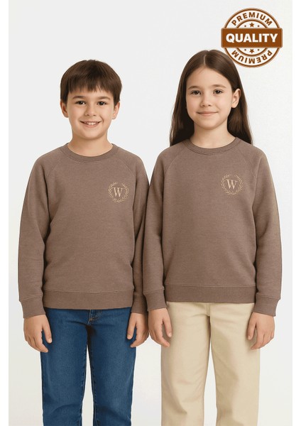 Erkek Kız Çocuk Reglan Kol Premium Kalite Sweatshirt - 1004/1005