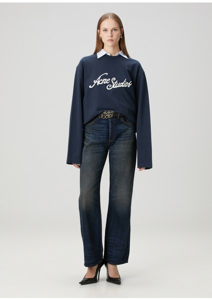 Regular Fit Koyu Mavi Jean Pantolon