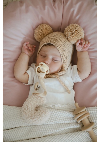Ponponlu El Örgüsü Unisex Bebek/çocuk Bere fırsatları