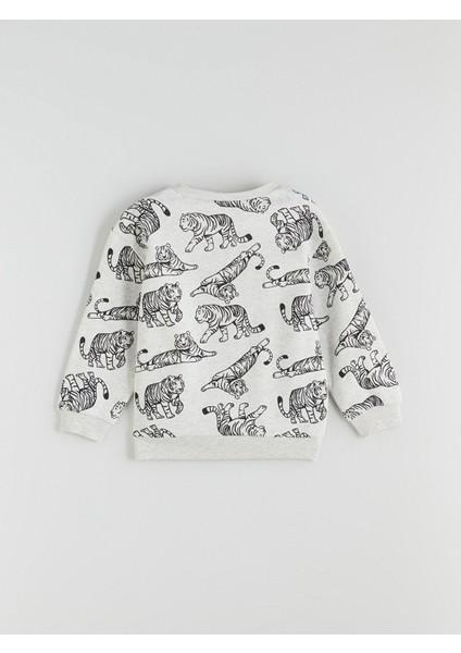 Yeni Sezon Bisiklet Yaka Erkek Çocuk Sweatshirt 2'li fırsatları