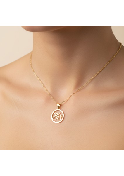 8 Ayar Altın Kolye Ucu B&n GM10362 0.5 gr