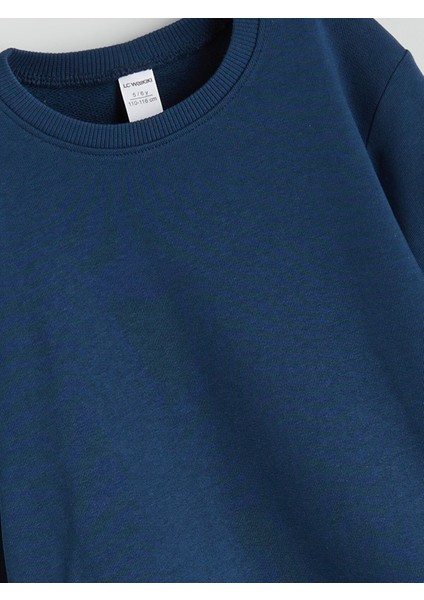 Yeni Sezon Bisiklet Yaka Basic Erkek Çocuk Sweatshirt fiyatları