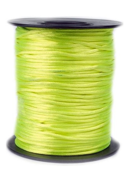Floş Ip 2 mm Fosfor Sarı Renk 1 Makara