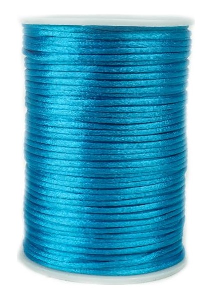 Floş Ip 2 mm Turkuaz Renk 1 Makara