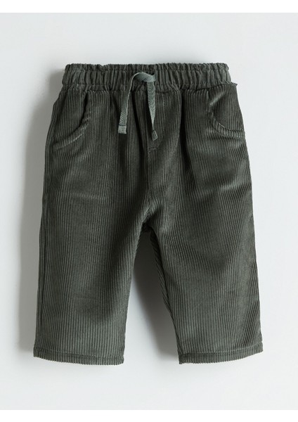 Yeni Sezon Beli Lastikli Erkek Bebek Pantolon