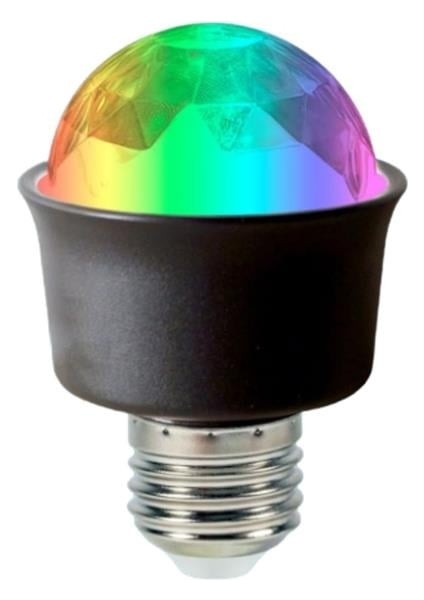 Ledx AL-KX6882 Mini 360 Derece LED 3.3 Watt E27 Duy Rgb Disko Lamba