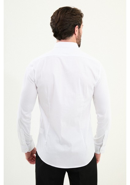 Desenli Slim Fit Uzun Kollu Erkek Gömlek modelleri