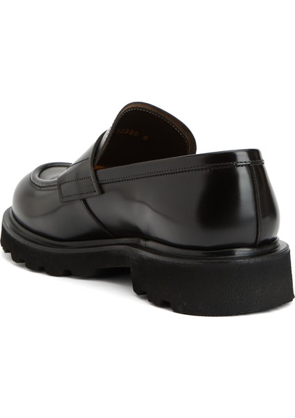 Siyah Erkek Deri Loafer modelleri