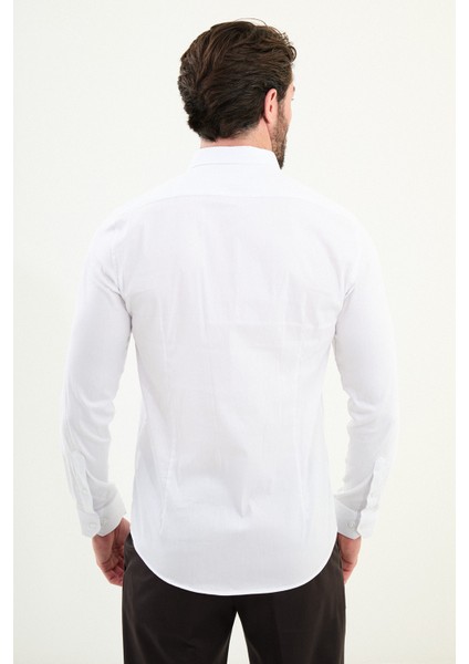 Desenli Slim Fit Uzun Kollu Erkek Gömlek modelleri