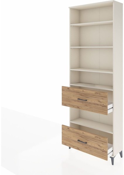 Arges Dolap 5 Raflı 2 Çekmeceli 88X30X243 Aytaşı-Çam fırsatları