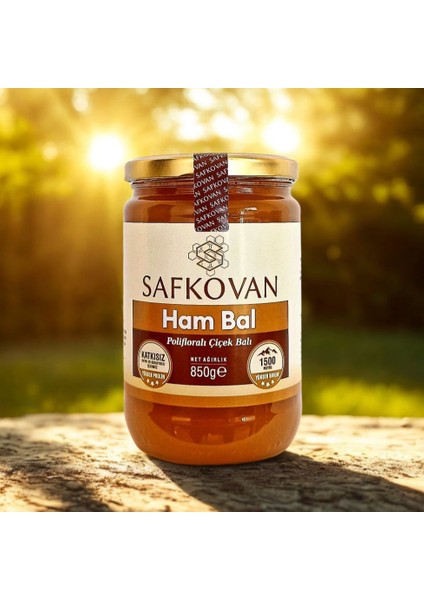 Ham Bal - 850G Yeni Sezon - Isıtma Işlemi Görmemiş - Şekersiz
