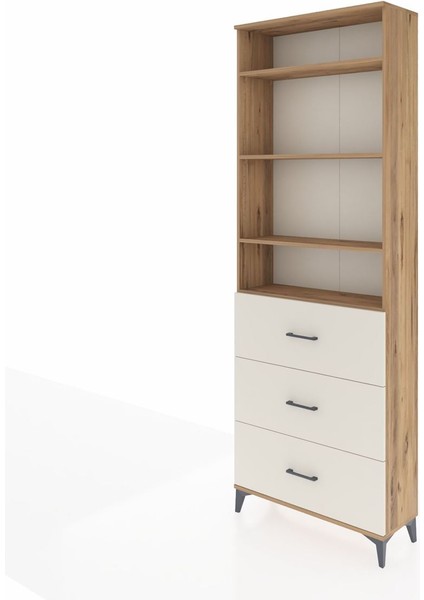Arges Dolap 4 Raflı 3 Çekmeceli 88X30X243 Çam-Aytaşı modelleri