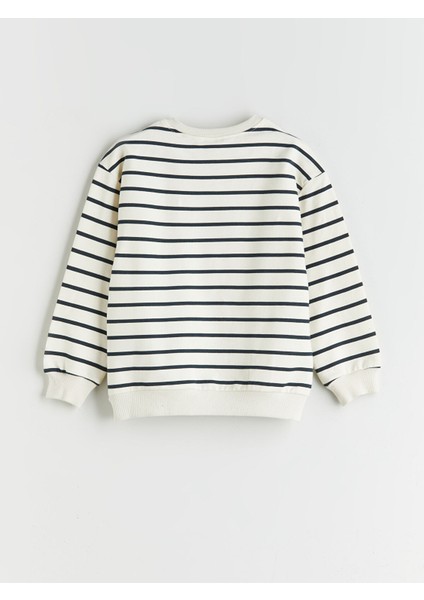Yeni Sezon Bisiklet Yaka Çizgili Erkek Çocuk Sweatshirt fiyatları