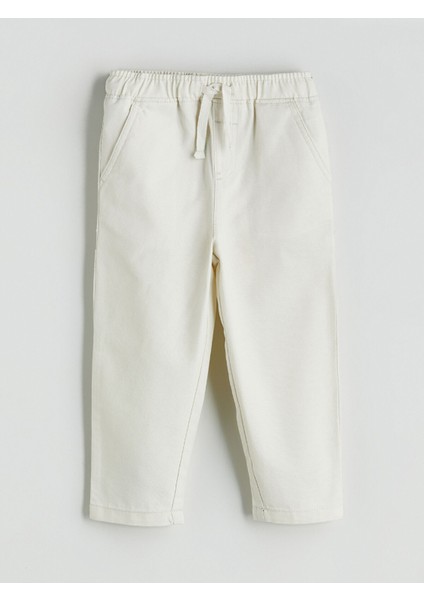 Yeni Sezon Beli Lastikli Gabardin Erkek Çocuk Pantolon