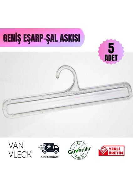 Şal Eşarp Askısı 5’li – Dolap Içi Düzenleyici, Dikdörtgen Tasarım, Kıyafet Kırışıklık Önleyici fırsatları