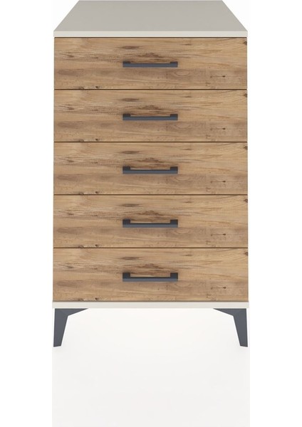 Kronos Komodin 5 Çekmeceli 60X59X96 Aytaşı-Çam